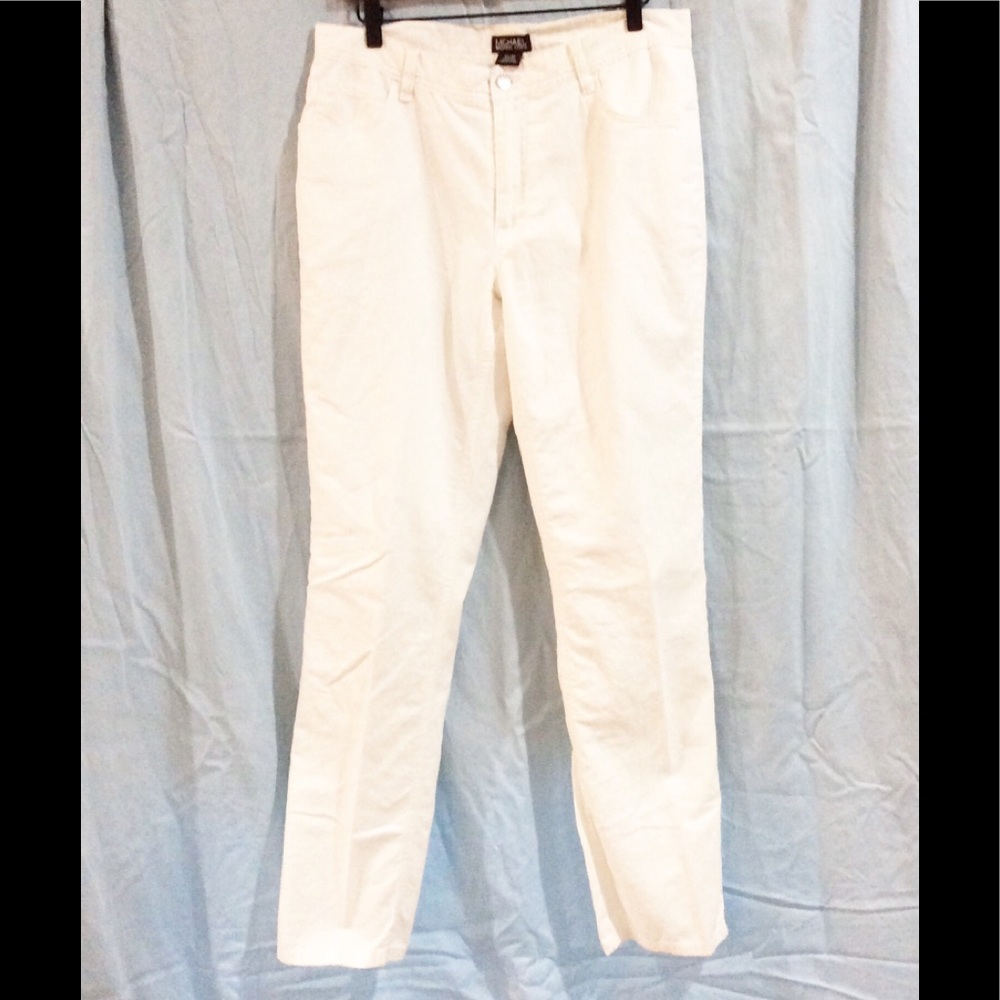 Men’s Michael Kors White Linen Pants